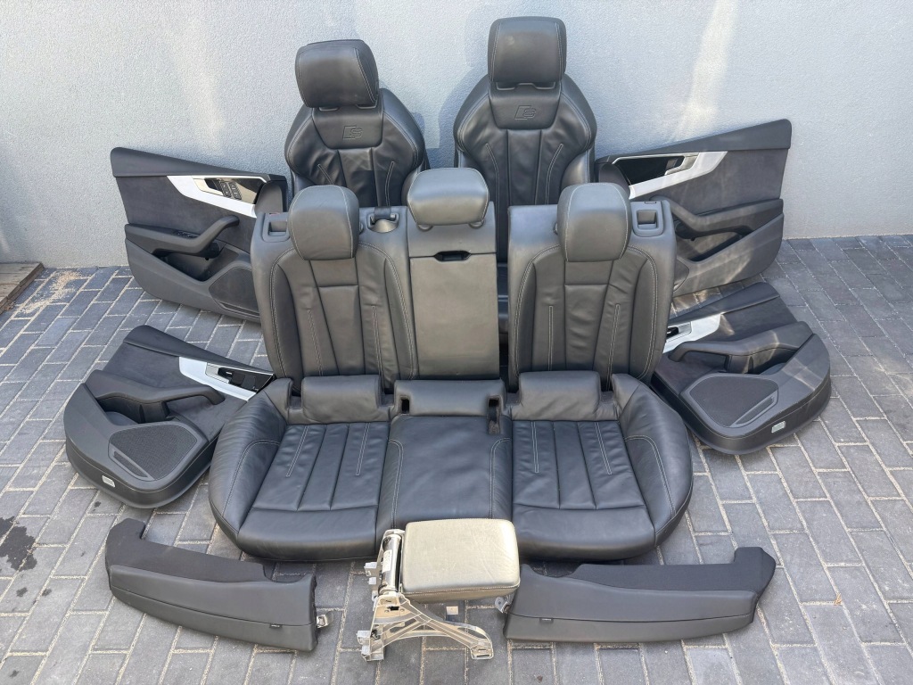 фото №1, Audi a5 8w sportback s line сидіння заднє сидіння обшивки комплект