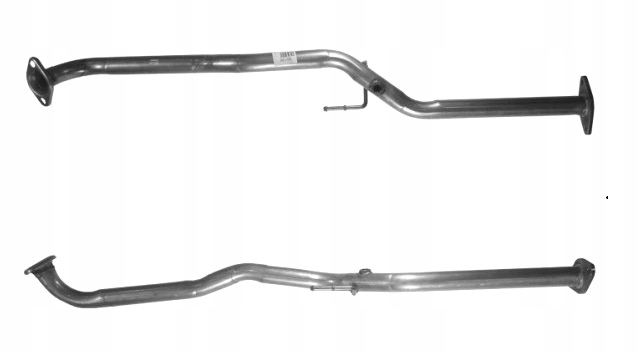 фото №1, Nissan primera p12 1.6 1.8 02- гаситель передний труба