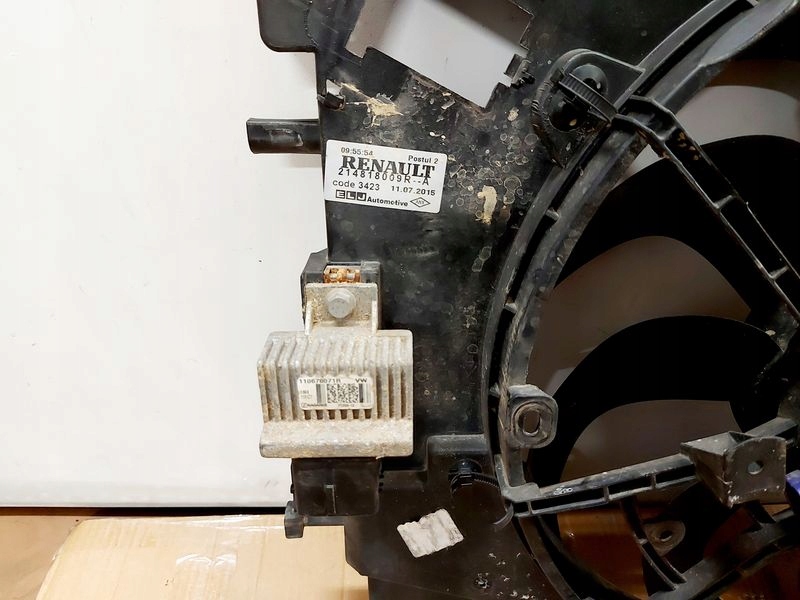 фото №7, Renault clio 4 iv вентилятор радиатора 214818009r