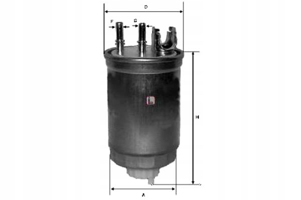 фото №1, Sofima фильтр топлива fiat doblo doblo cargo palio p