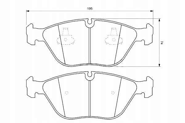 Тормозные колодки тормозные mercedes передок  w210 08 99- bosch Цена