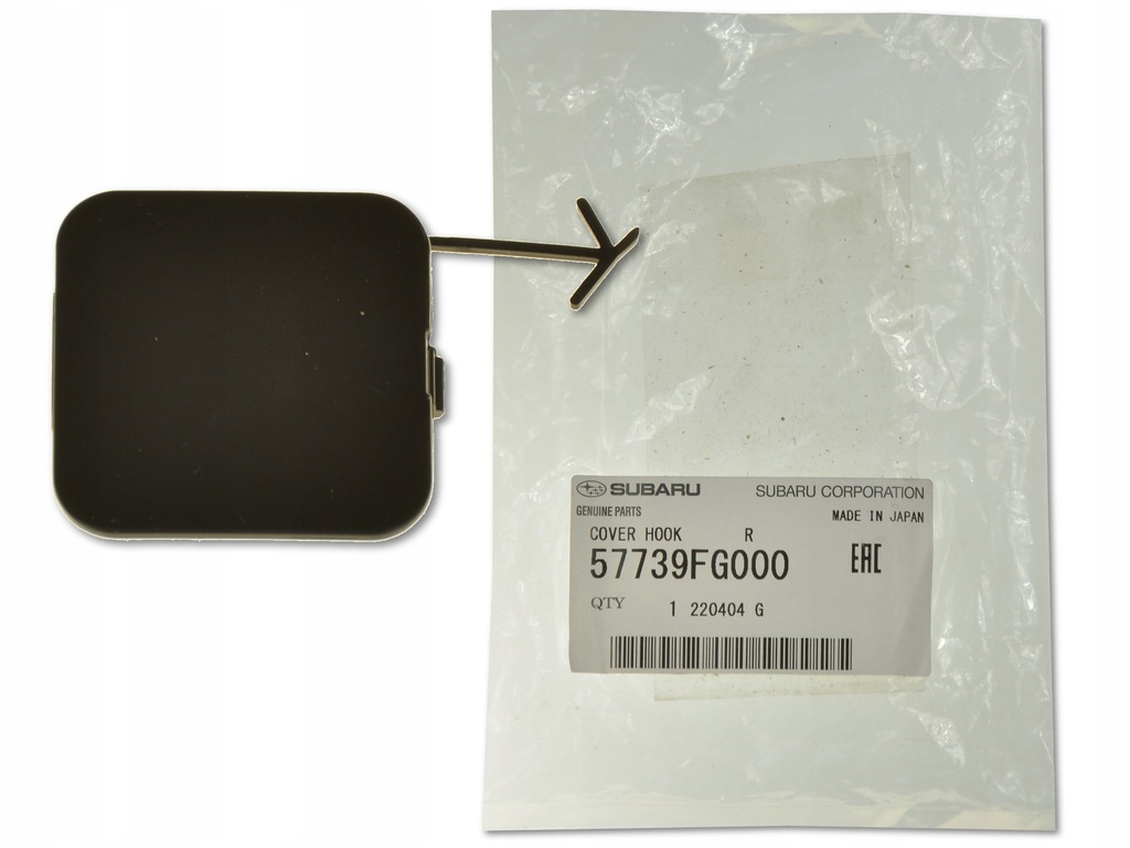 фото №1, Заглушка бампера задняя 57739fg000 оригинал subaru