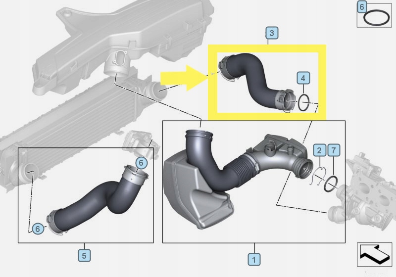 фото №2, Шланг труба turbo bmw 4 f32 f82 f36 13717638455