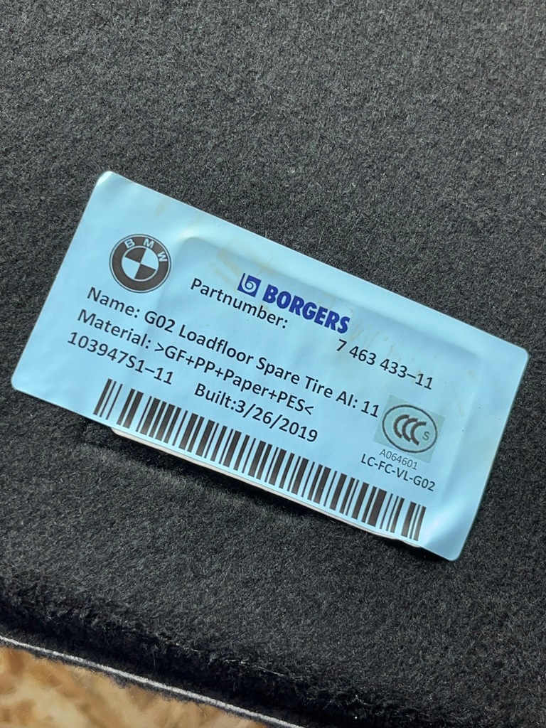 фото №8, Пол обивка багажника bmw x4 g02 7463433