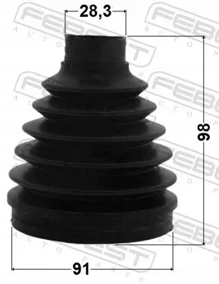 фото №3, Захист пильник шарнір внутрішнього 1615p-164flh