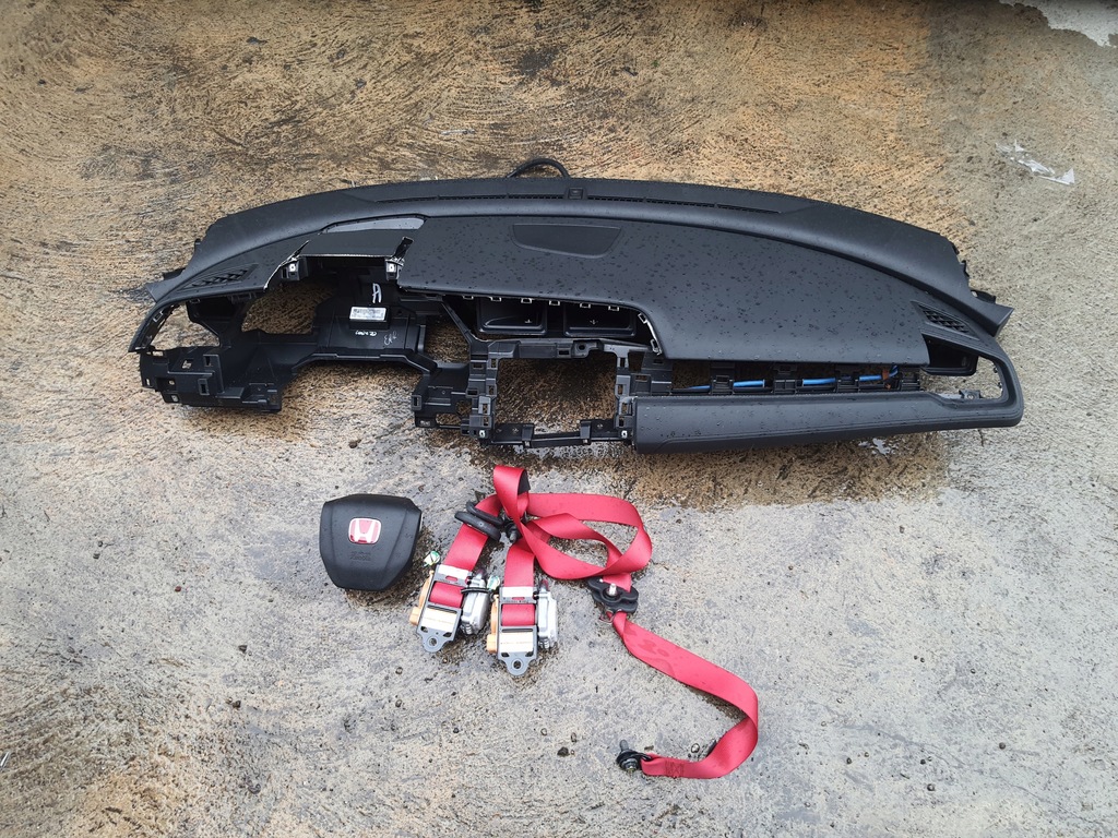 фото №1, Honda civic x type r 17- консоль подушка безопасности usa