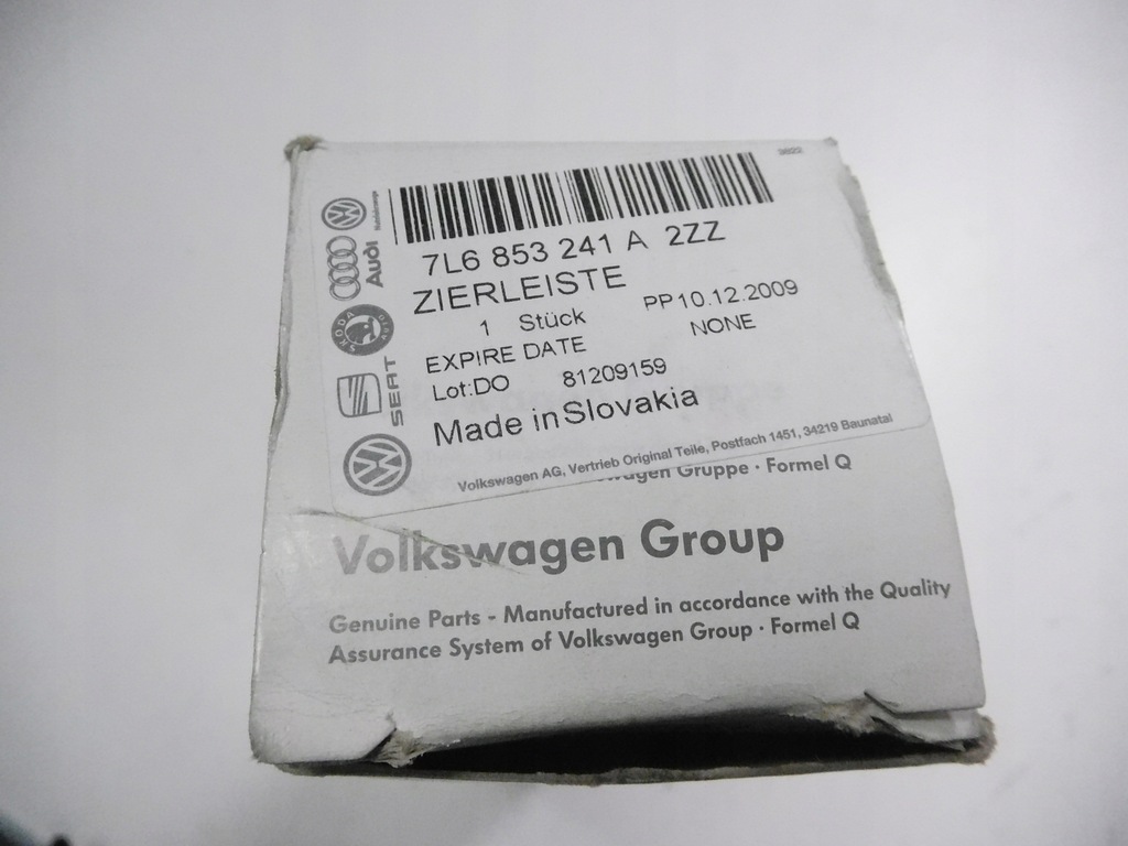 фото №10, Молдинг хром бампера перед vw touareg 7l6853241a