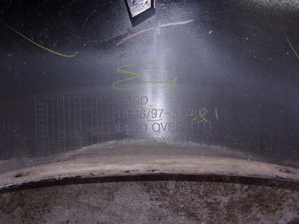 фото №5, Ford ranger ii накладка na крила ліва задня 06-11