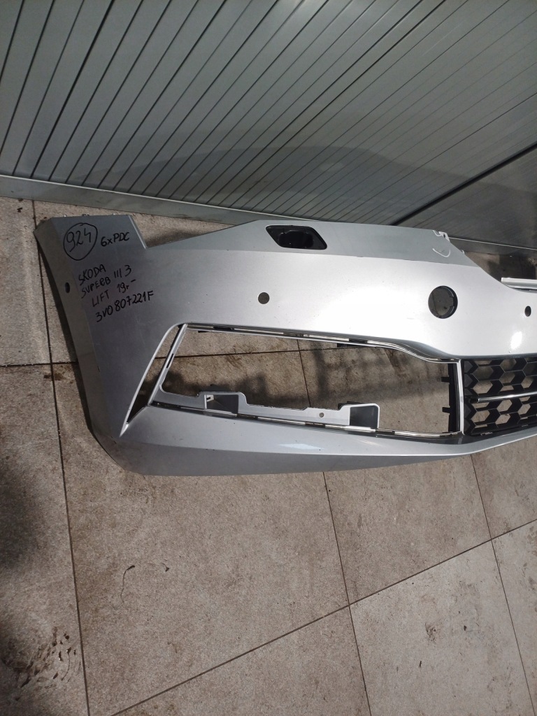 фото №15, Бампер перед передній skoda superb 3 iii lift 19r- 3v0807221f 6 x pdc