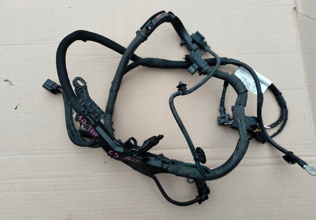 фото №1, Citroen c3 aircross 1,2 thp жгут клемма плюсовая электропроводка двигателя
