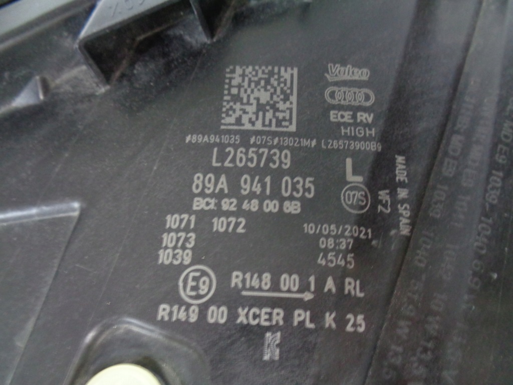 фото №9, Лампа левая фара audi q4 89e full led matrix