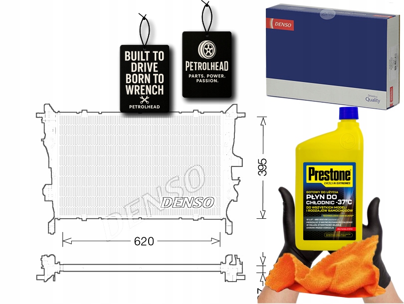 фото №1, Радиатор двигателя wody fiat 500x jeep renegade 2.0d #petrolhead pro+ kit5