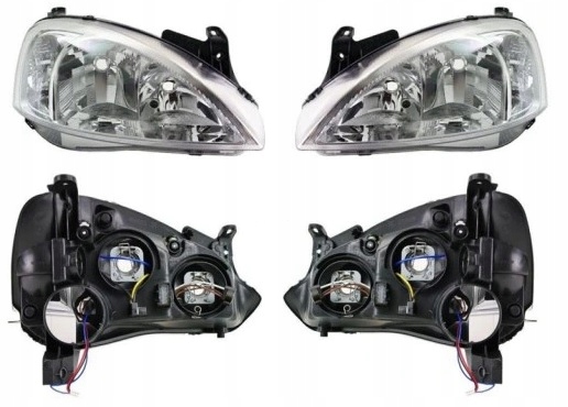фото №1, Фара лампа opel corsa combo c 03-05 oryg l+p