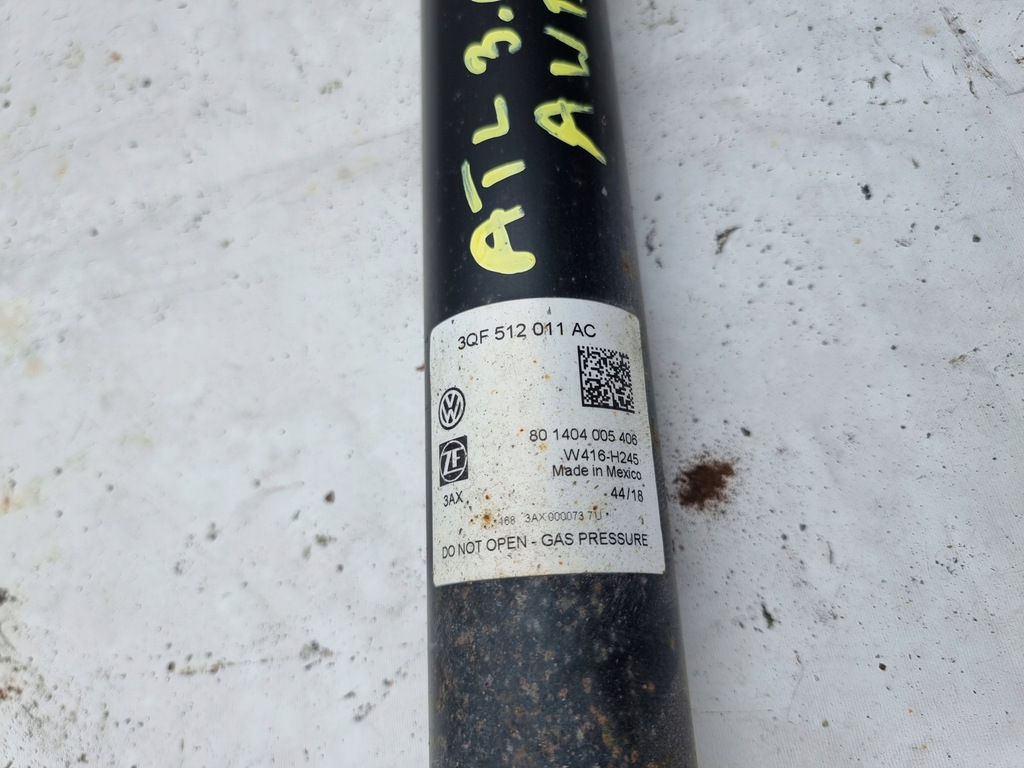 фото №4, Vw atlas 3.6 awd r-line амортизатор лівий задня 2018-