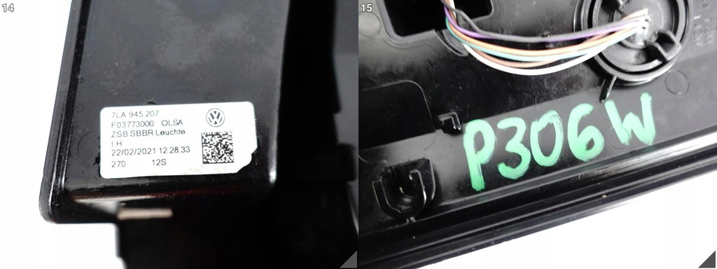 фото №12, Vw t6 transporter / multivan lift 7l1 t6.1 19-23 led лампа ліва задня