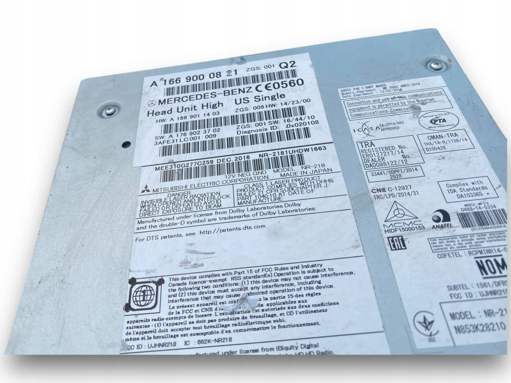 фото №5, Mercedes w166 w292 радіо navi 1669000821 #284