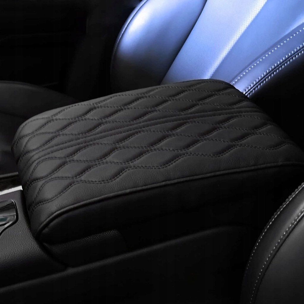 фото №6, Універсальний чохол захисний підлокітник автомобільний автомобіля подушка black