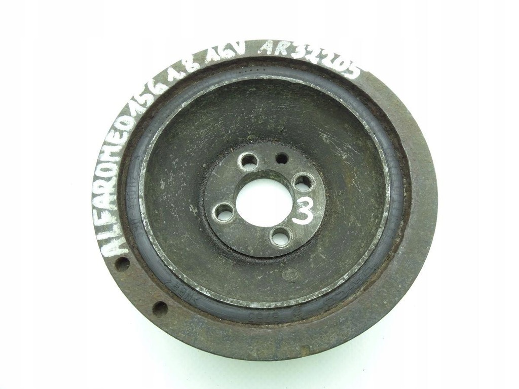 фото №1, Alfa romeo 156 97-06 1.8 16v ts шкив коленчатого вала