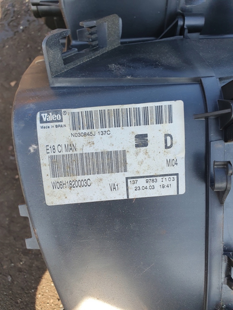 Приводной вал шрус  правый  исправна seat arosa рестайлинг  1.4 с Разборки