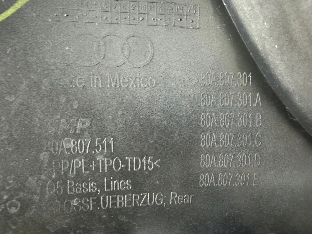 Бампер задний audi q5 fy 80a807511 2019 Цена