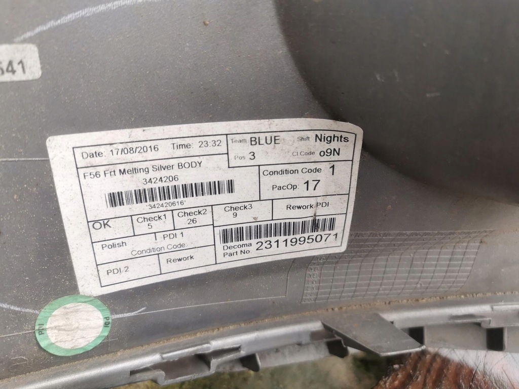 фото №7, Бампер перед передний mini cooper one f56 14- + kr