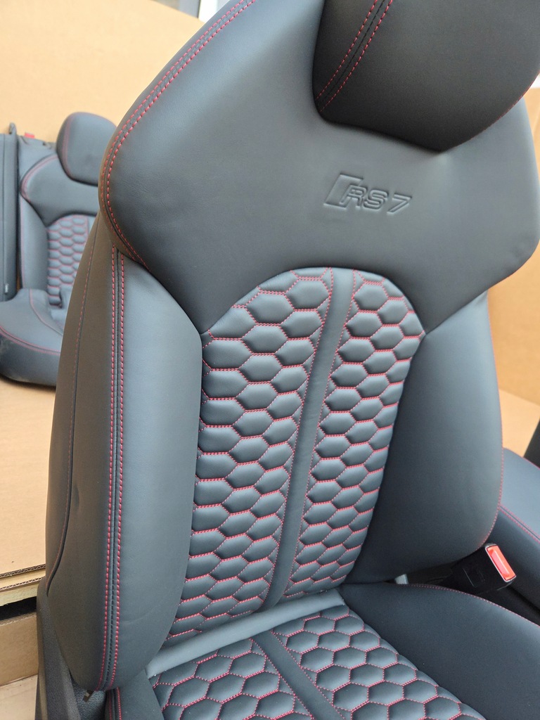 фото №10, Audi rs7 s7 a7 c7 4g lift сиденья заднее сиденье обшивки подлокотник exclusive nowe