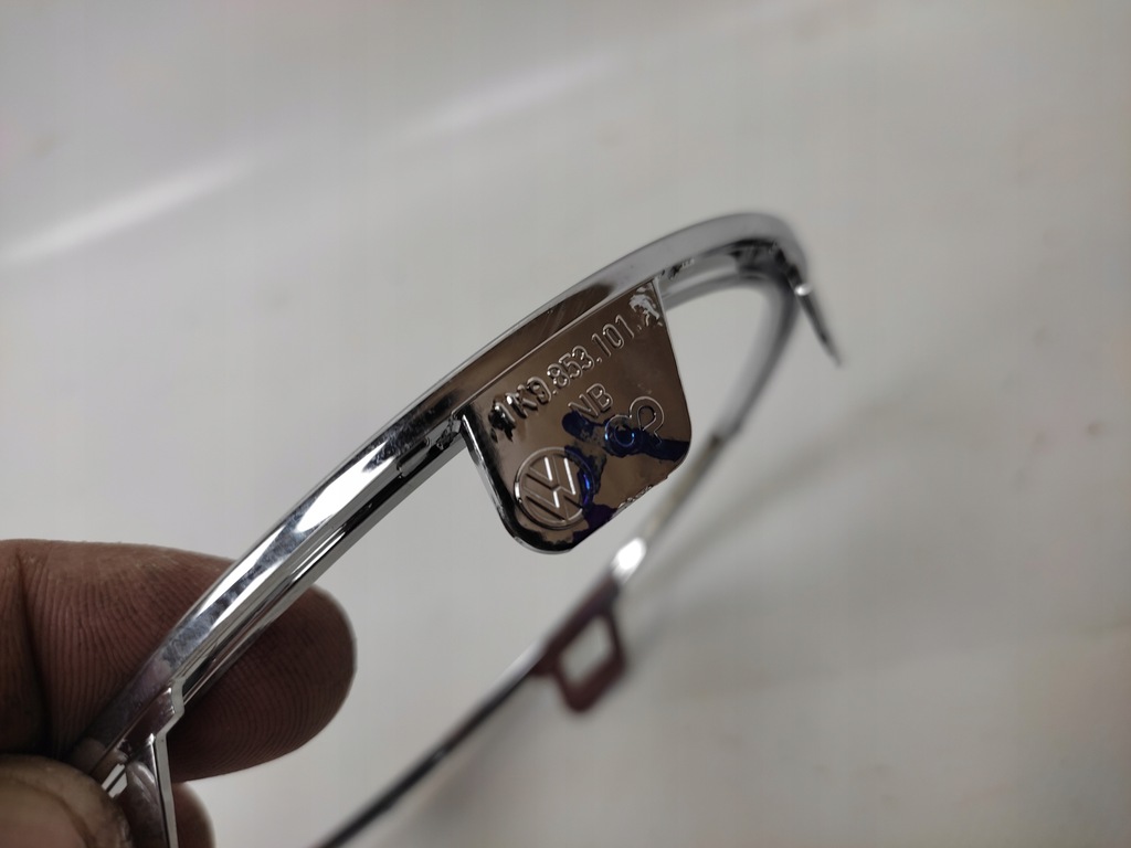 фото №5, Vw golf vi kombi 1k9 хром рамка протитуманної фари перед