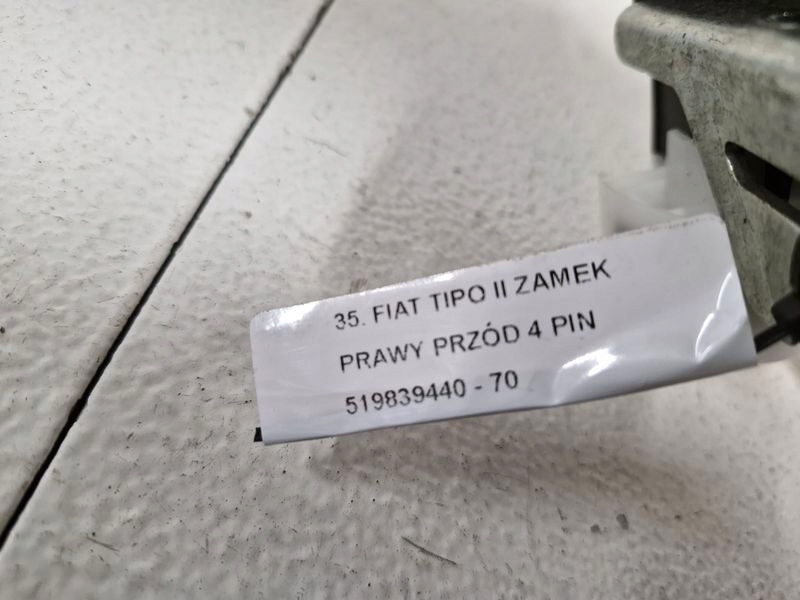 Купить Fiat tipo 2 2 замок дверь правый  перед передний 4 pin европа европа  519839440