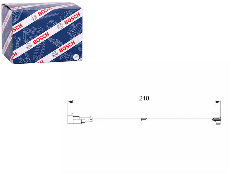фото №1, Bosch 1 987 474 520 контакт попереджувальний, знос накладок гальмівних