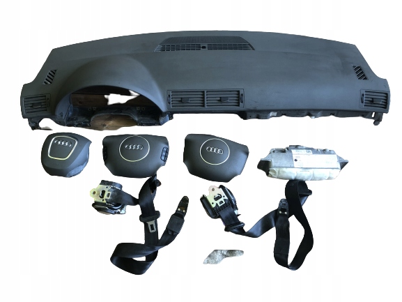 фото №1, Audi a4 b6 b7 приборная панель приборная панель консоль подушка безопасности ремни eur