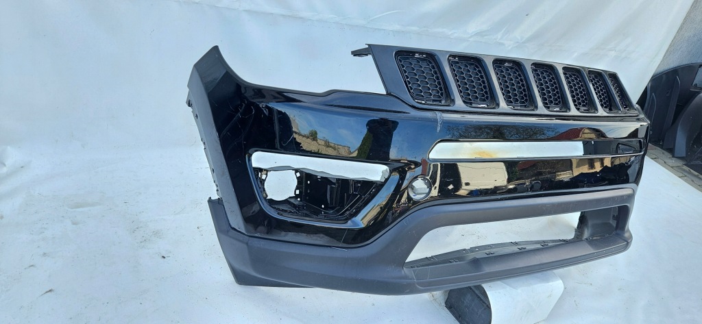 фото №2, Бампер jeep compass ii 17-20 перед передний pdc решётка радиатора