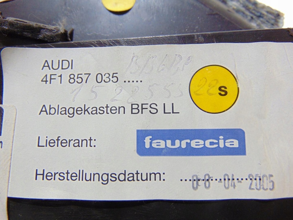 фото №7, Бардачок audi a6 c6 4f1857035