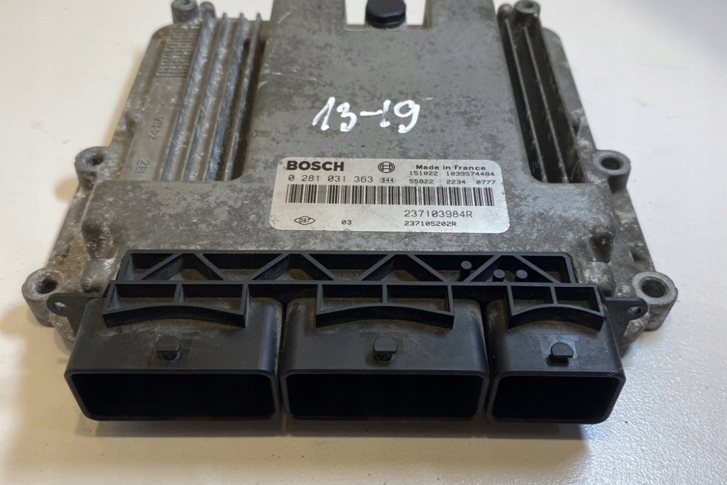 фото №3, Бортовий комп'ютер двигуна renault trafic ii minibus / passenger jl 237103984r 2.0l