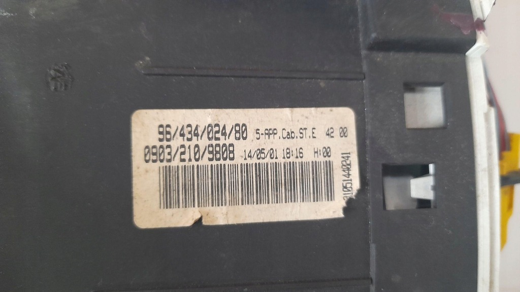 фото №5, Счетчик приборы peugeot 206 1.9 дизель 09032109808