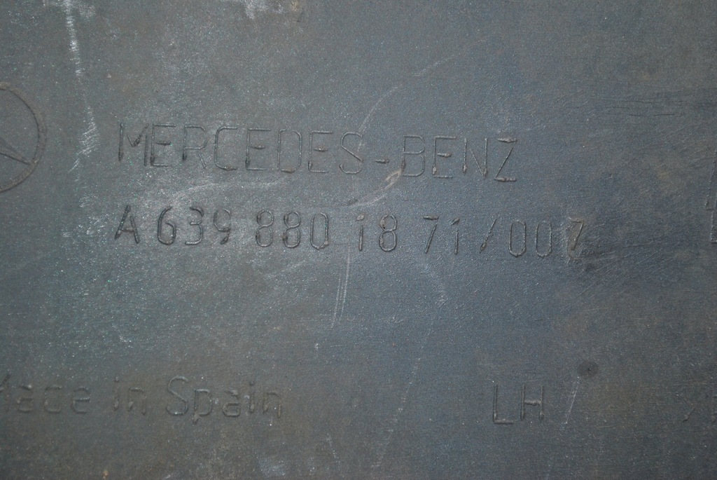 фото №5, Уголок бампера задняя mercedes w639 vito левый