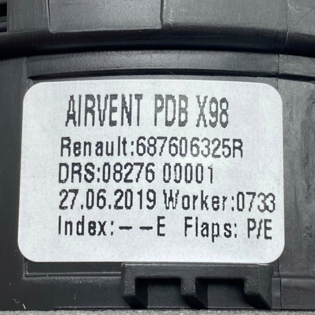 фото №15, Nowa оригінальний номер решітка обдув renault trafic iii captur i clio iv 687606325r