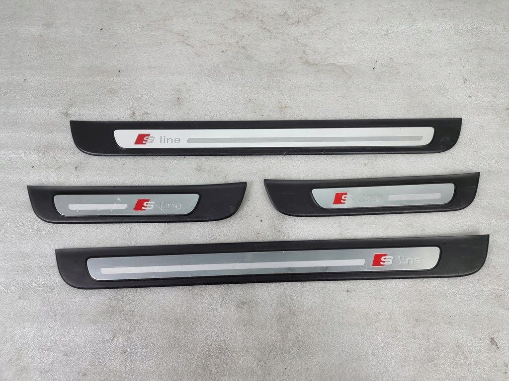 фото №8, A7 4g накладки молдинг накладки порогові 4x sline