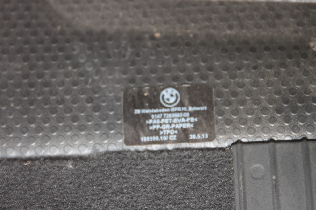 Bmw f31 підлога обшивка багажника czarna 7293693 Недорого