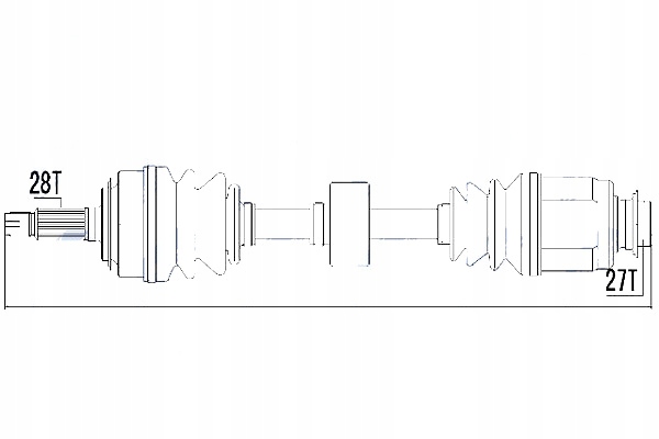 фото №11, Приводной вал приводная honda cr-v 2.0 2.4.2.2ctdi 02-07 odyssey 2.4 99-04