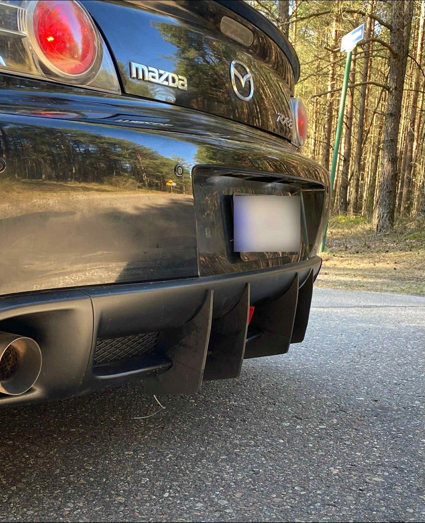 фото №1, Mazda rx-8 – дифузор płaty дифузор комплект 5 елементів, przed lift s1