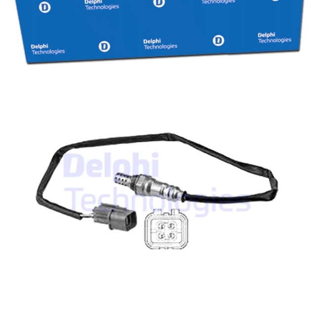 фото №1, Delphi es20519-12b1 датчик лямбда-зонд