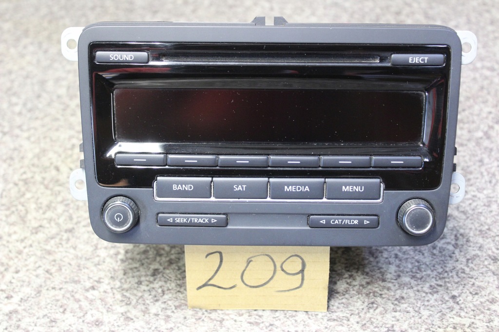 фото №1, Vw golf vi jetta радіо заводський 1k0035164j