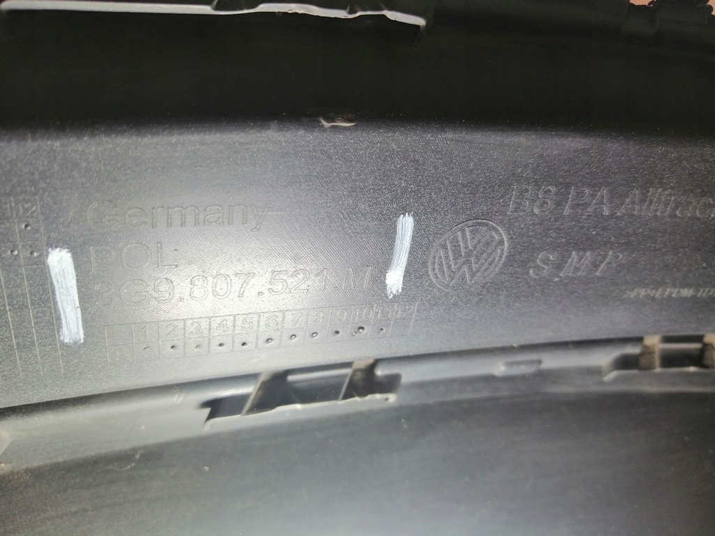 фото №11, Накладка бампер задня vw passat b8 3g9 alltrack