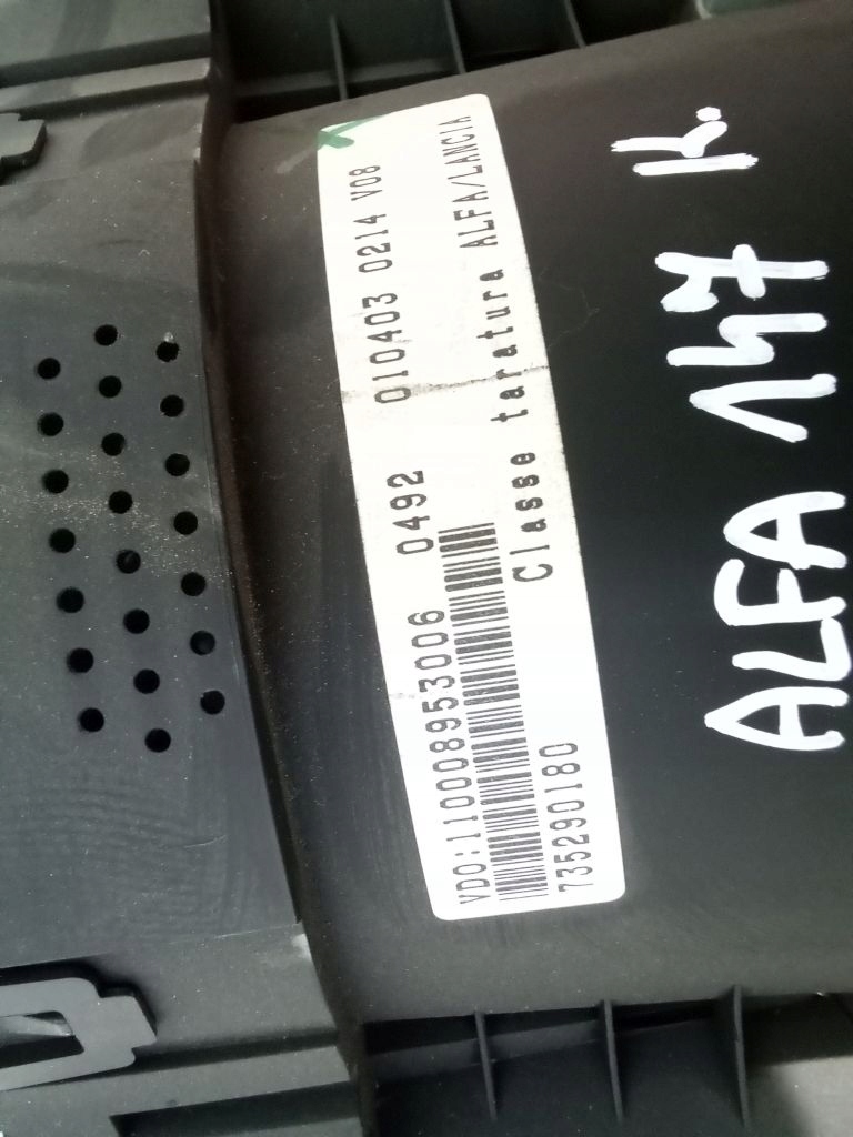 фото №3, Alfa romeo 147 счетчик приборы 735290180