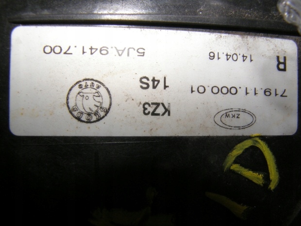 фото №15, Skoda rapid 12- протитуманна фара правий 5ja941700 повний