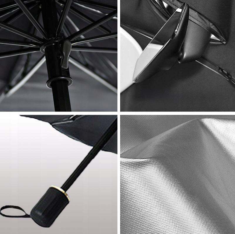 фото №8, Захист сонцезахисна парасоля uv do автомобіля автомобіля na передня скло мат