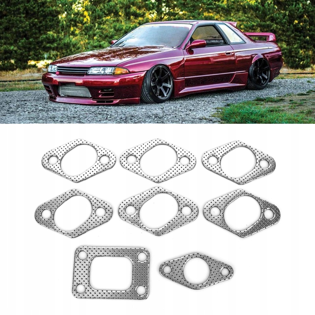 фото №10, 8 szt. набор прокладка коллектор выпускной pasuje do nissan skyline r32