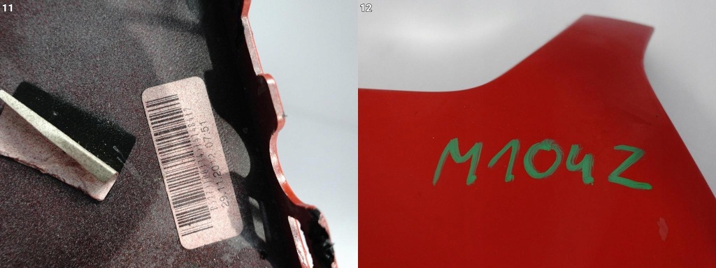 Audi a1 8x0 10-14 бампер правый уголок перед омыватель / парктроник Оригинал