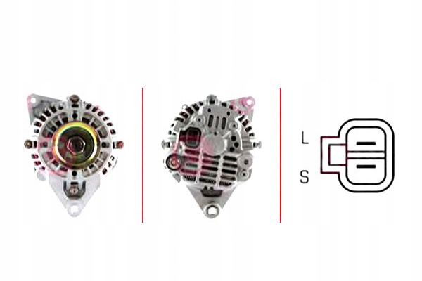 фото №1, Casco генератор hyundai sonata ii 3.0 i v6 y-2