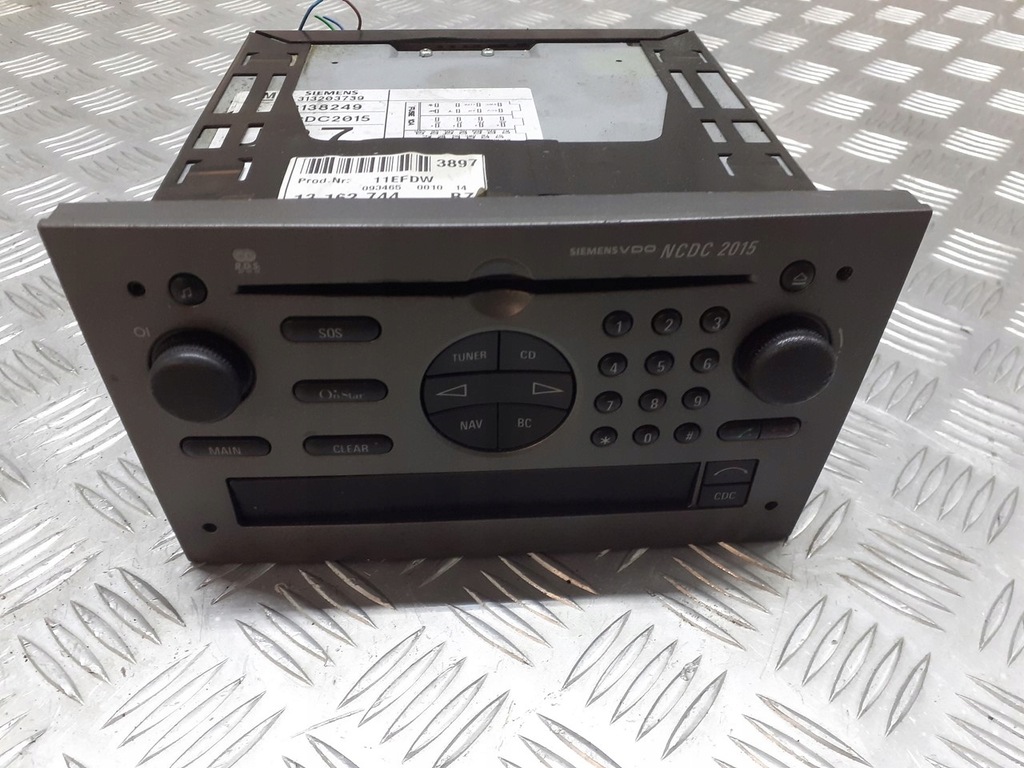 фото №1, Радіо заводський cd opel vectra c